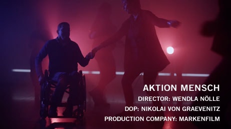 AKTION MENSCH - Director: Wendla Nölle - DOP: Nikolai von Graevenitz - Production Company: Markenfilm - Agency: dmcgroup